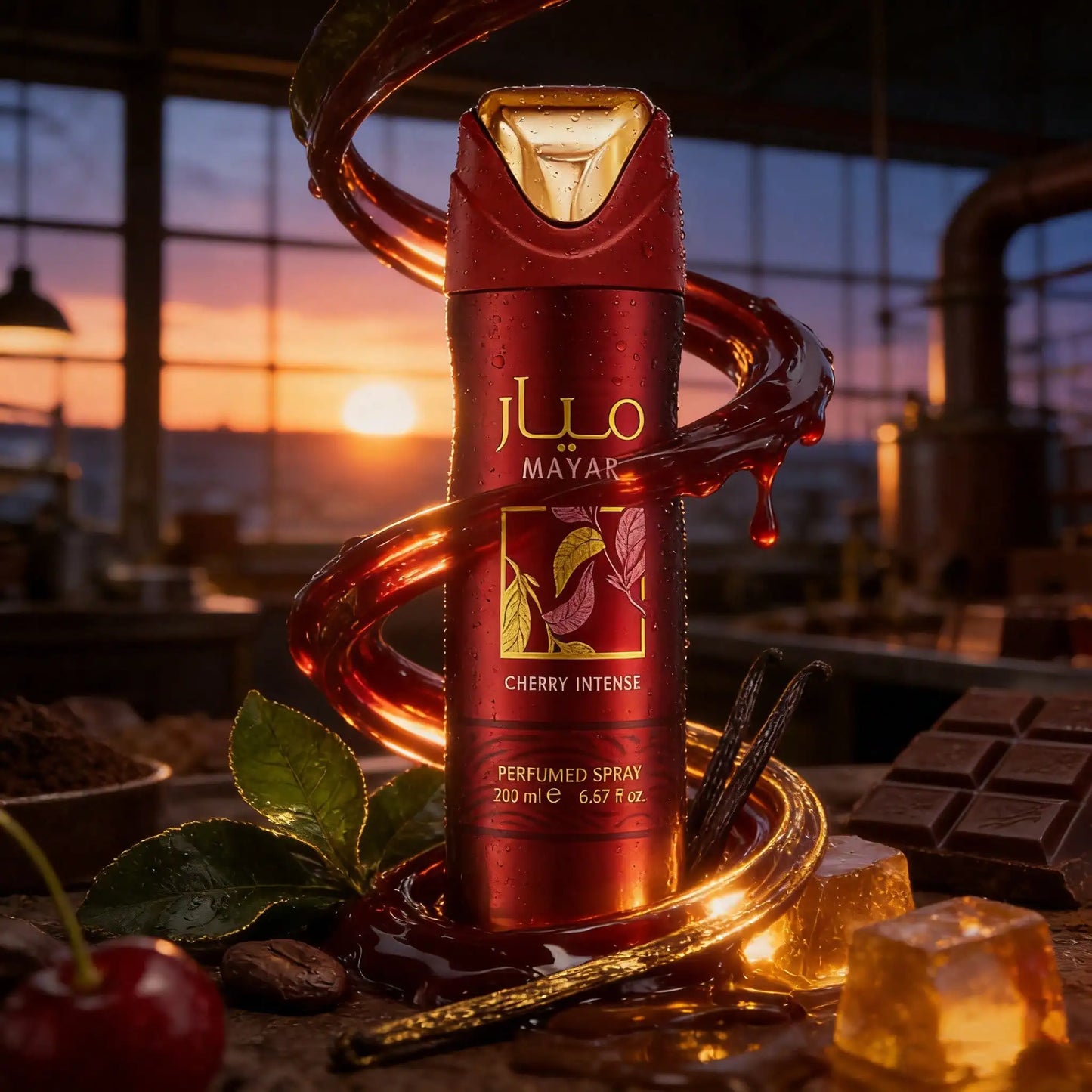 Spray Lattafa Mayar Intense Cherry 200ml Mixte - Brume Parfumée Cerise