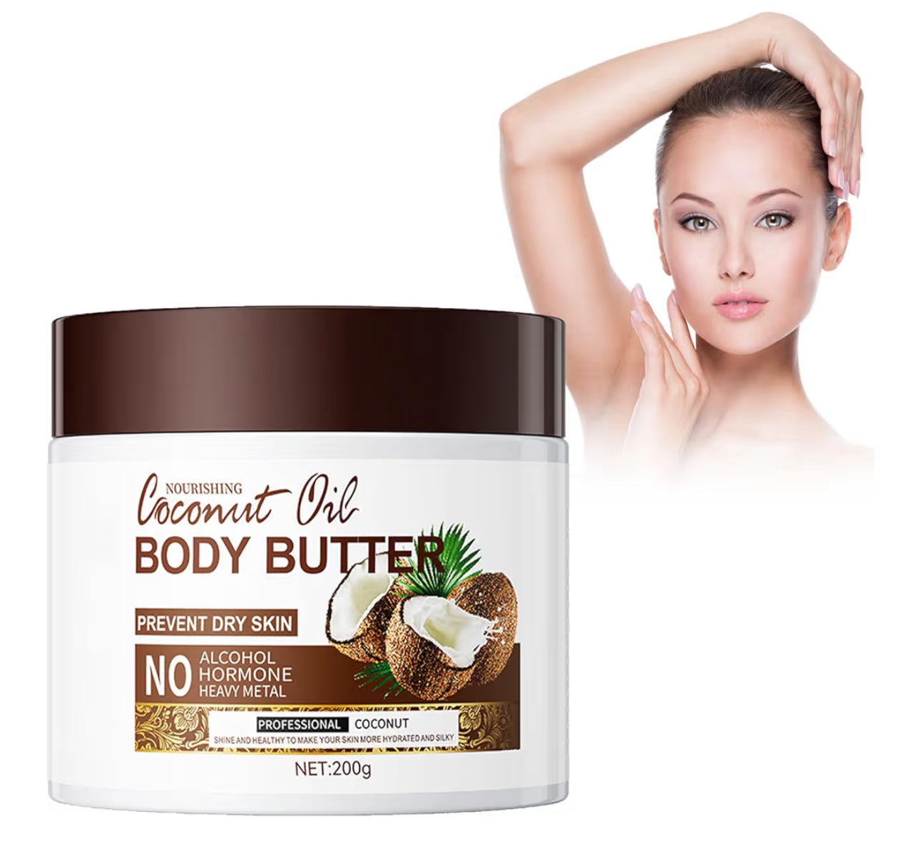 Crème Hydratante Intense - Huile de Coco Bio