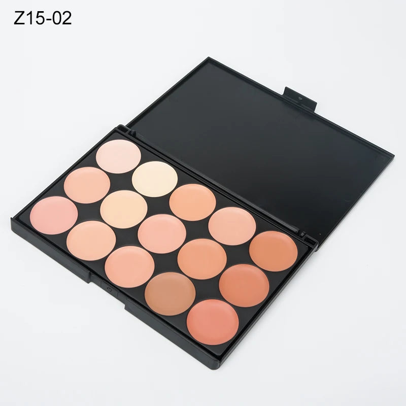 Palette Correcteur 15 Couleurs Camouflage - Crème Contouring Fond de Teint Professionnel Maquillage
