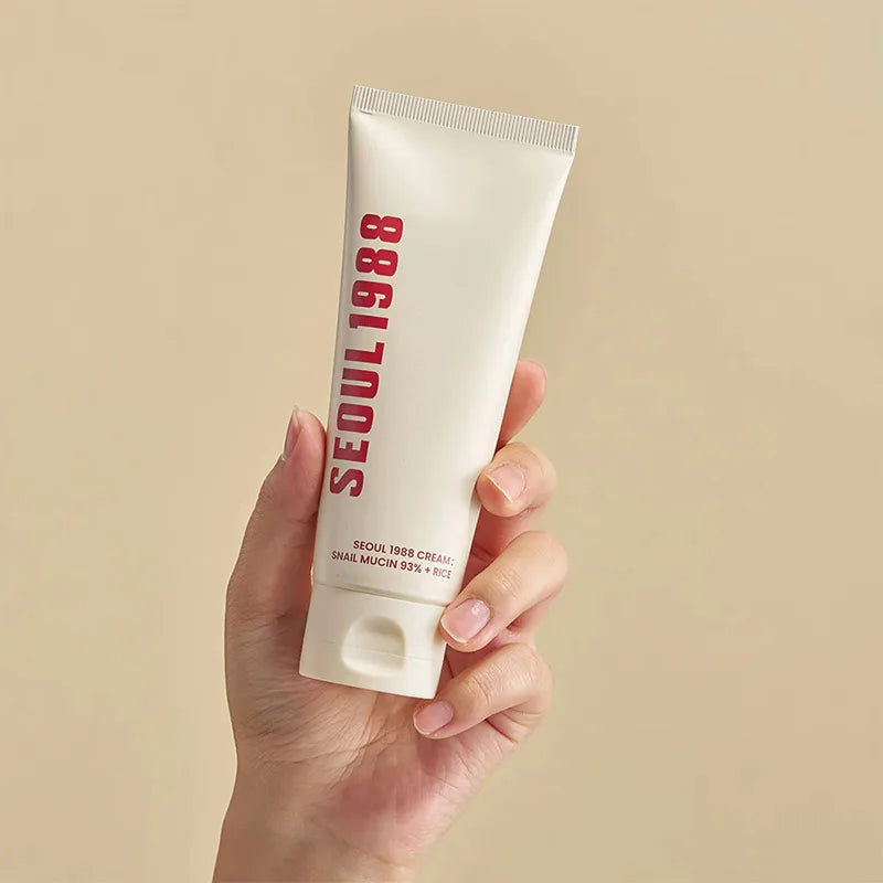Crème Anti-Rides au Riz Seoul 1988 - Crème Réparatrice au Collagène Hydratante Raffermissante Soin Coréen