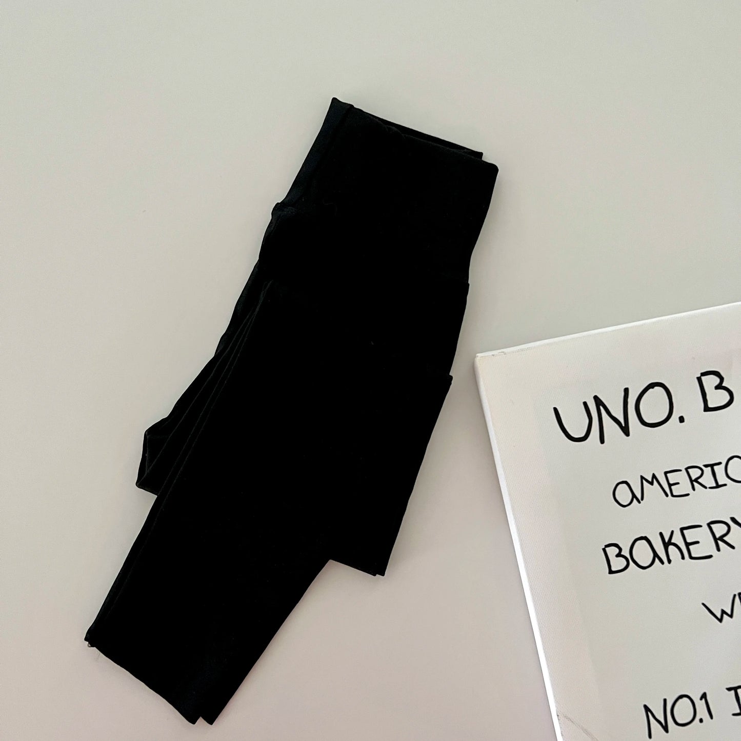 Legging Sport Fille Taille Haute Noir - Pantalon Yoga Running Gym Enfant Printemps Automne