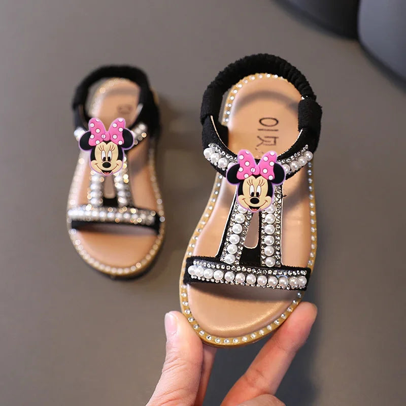 Sandales Minnie Mouse Fille Perles Princesse