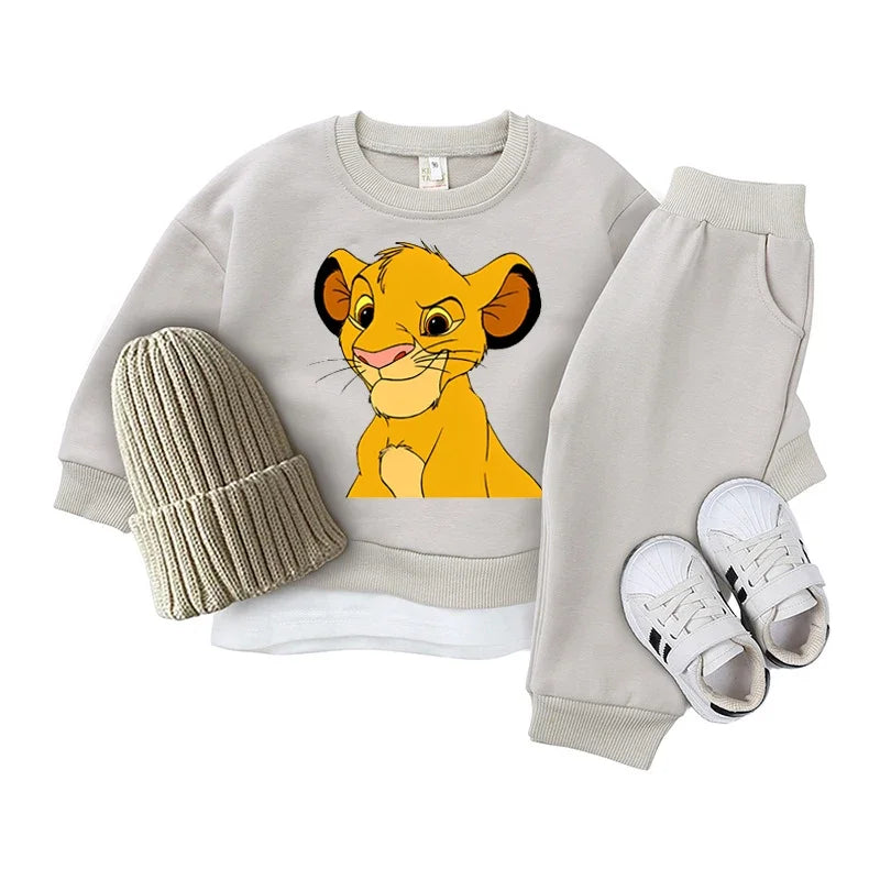 Ensemble Le Roi Lion Bébé 2 Pièces - Sweat + Pantalon 0-5 Ans