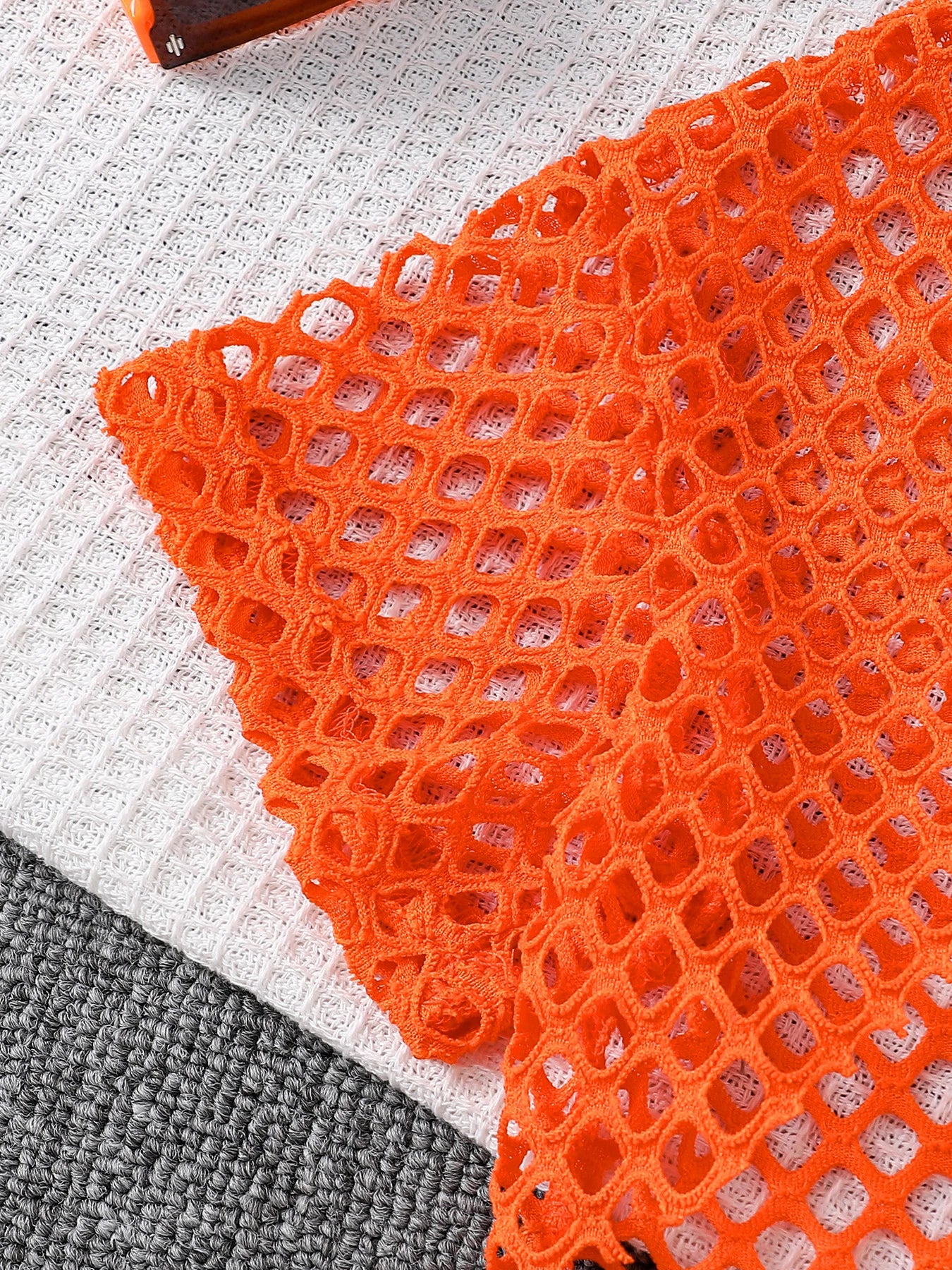 Ensemble Fille Été 3 Pièces - T-Shirt Mesh + Top Bretelles Papillon + Jupe Courte