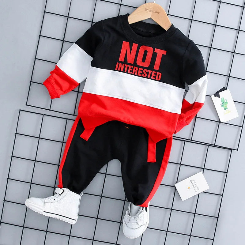 Ensemble Ourson Enfant Sweat Manches Longues + Pantalon Sport