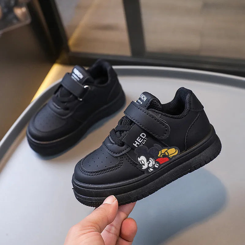 Baskets Minnie Mouse Enfant - Chaussures de Sport Légères Antidérapantes Fille Garçon (Printemps Automne)