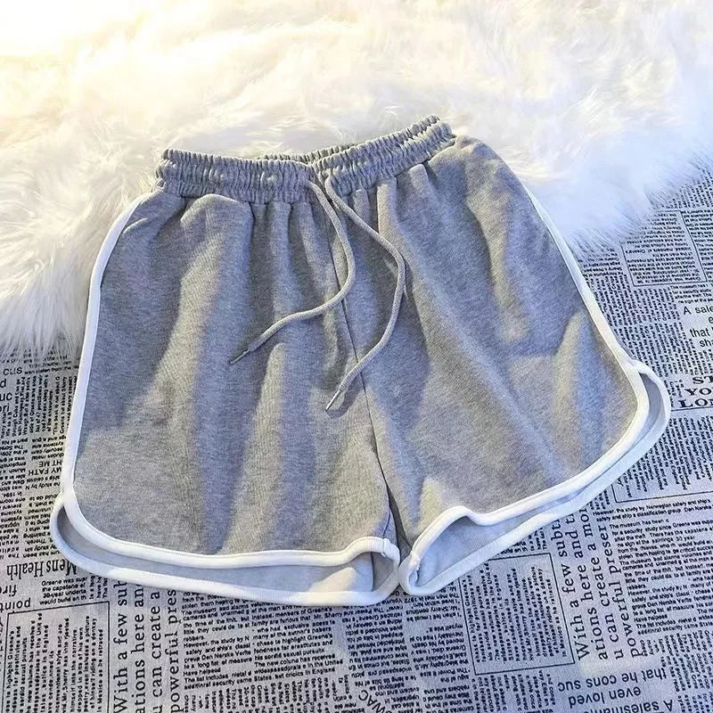 Short Sport Rayé Femme - Style Coréen Décontracté