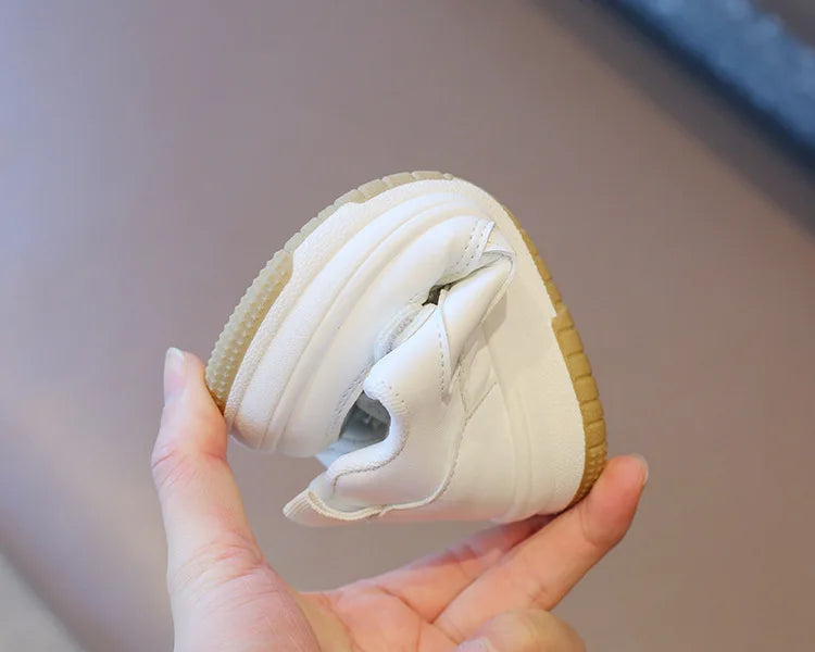 Chaussures Blanches Enfant - Baskets Légères Antidérapantes Printemps Automne