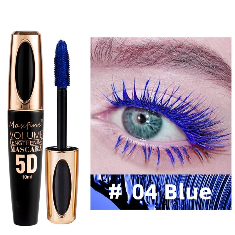 Mascara 5D Soie Regard Intense - Waterproof Volumateur Allongeant Noir Intense Longue Tenue Anti-Paquets