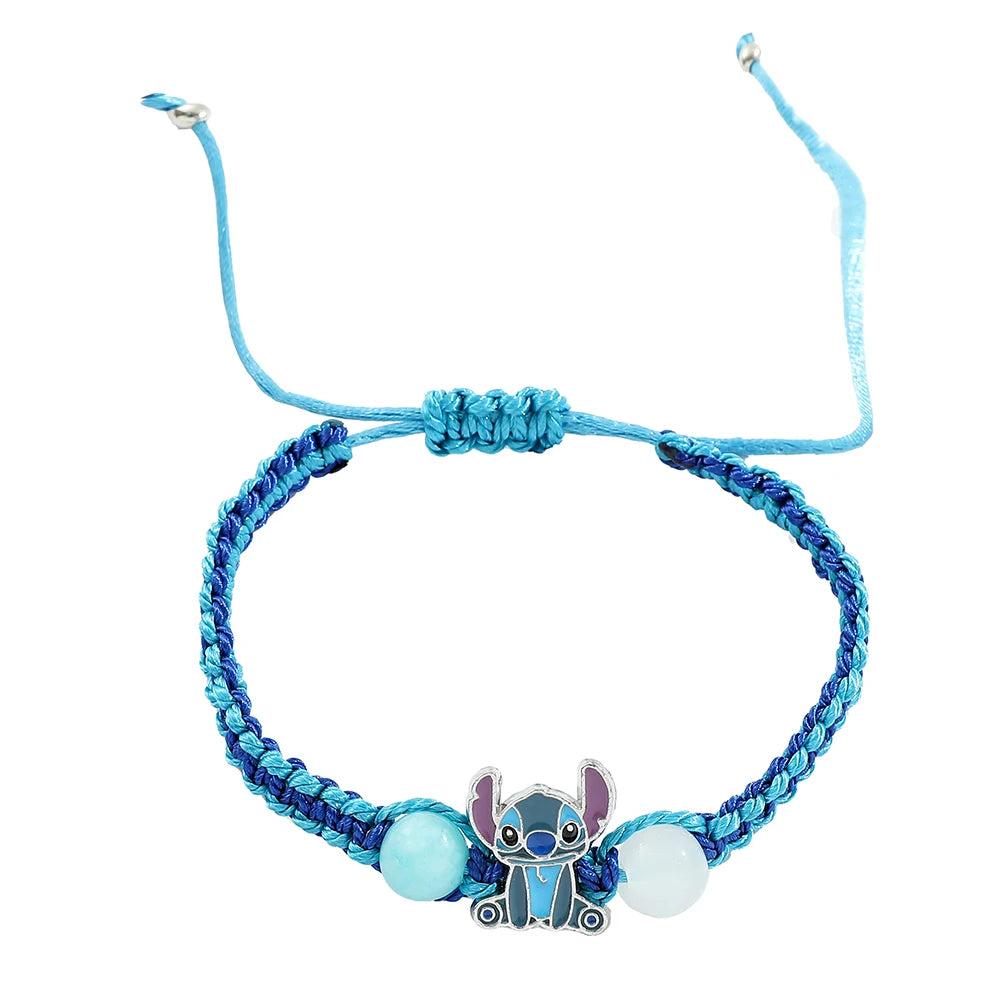 Bracelet Stitch Disney - Bracelet Charms Lilo & Stitch Enfant Cadeau Anniversaire