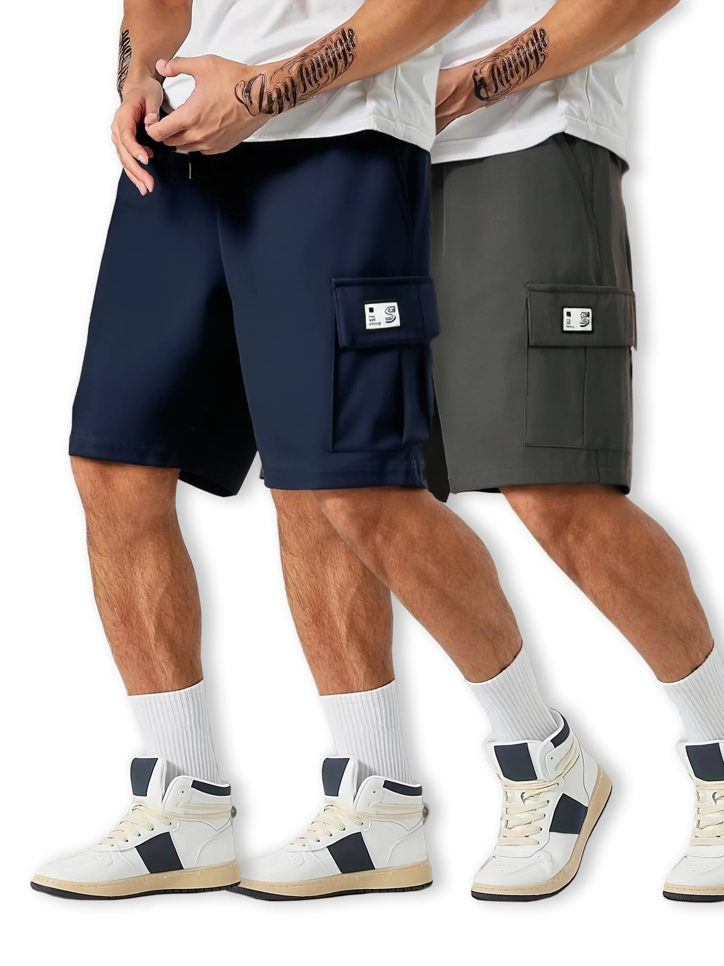 Short Gym Homme Fitness Squat - Workout Running Séchage Rapide