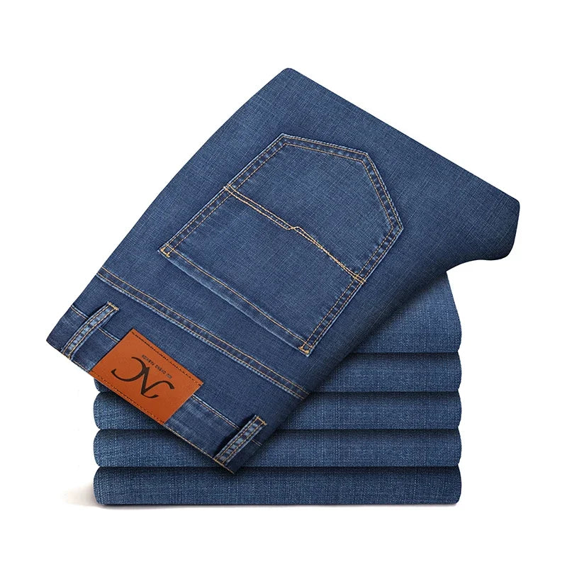 Jean Lyocell Ultra-Léger Homme - Coupe Large Droite Été 2026