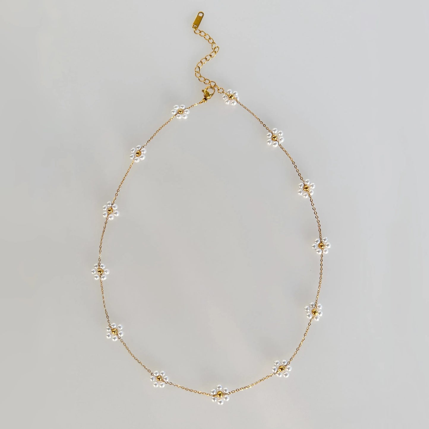 Set Bracelet Collier Femme Bohème Perles Zircon - Acier Inoxydable Waterproof Cadeau