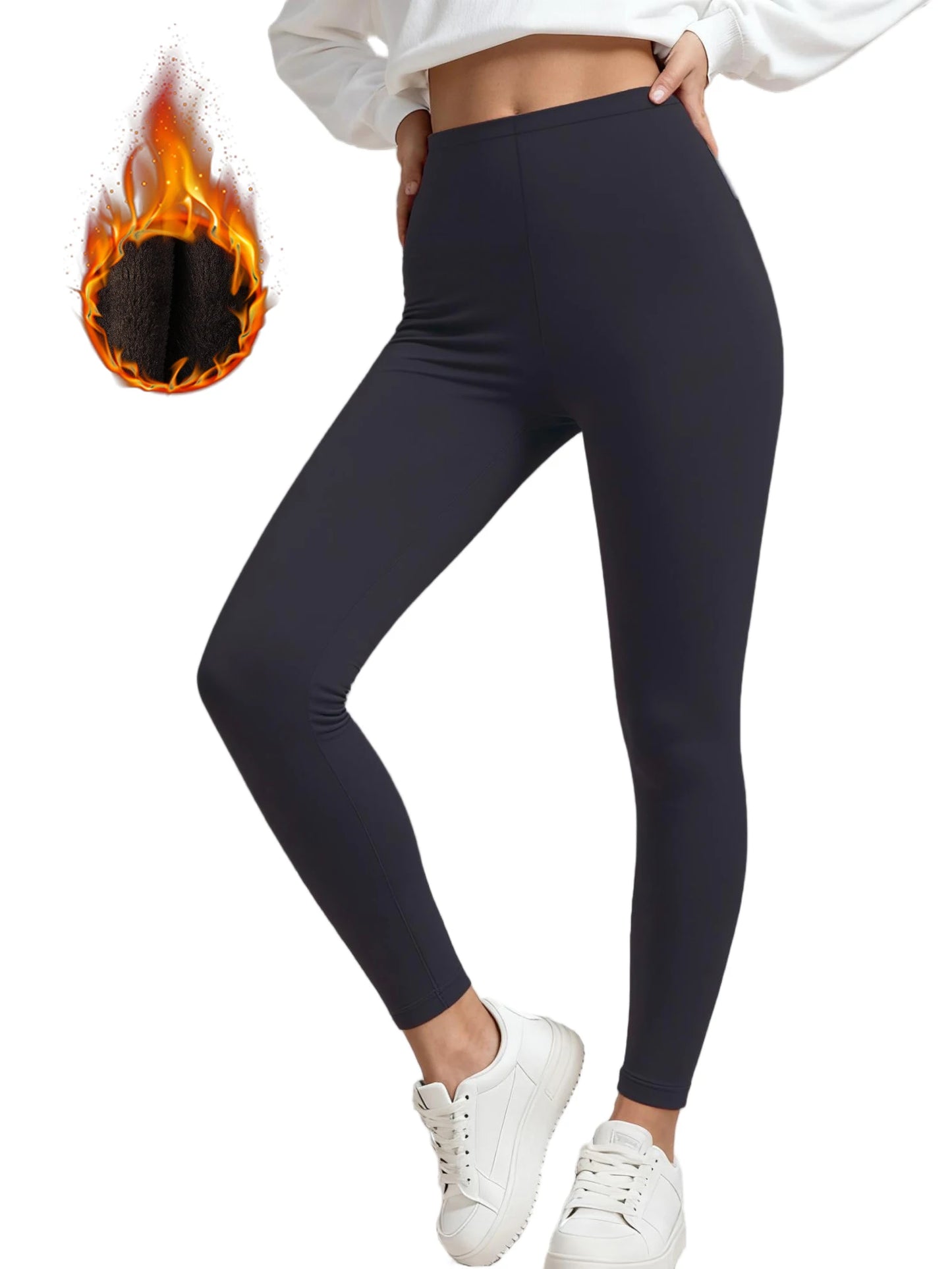 Legging Femme Polaire Thermique - Automne Hiver Chaud