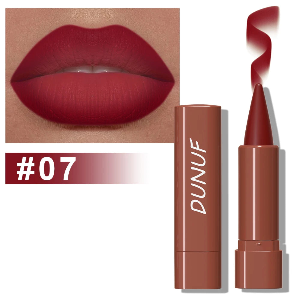 Crayon Contour Lèvres Dégradé Mat Velouté - Application Douce Rouge à Lèvres Lèvres Définies Élégantes