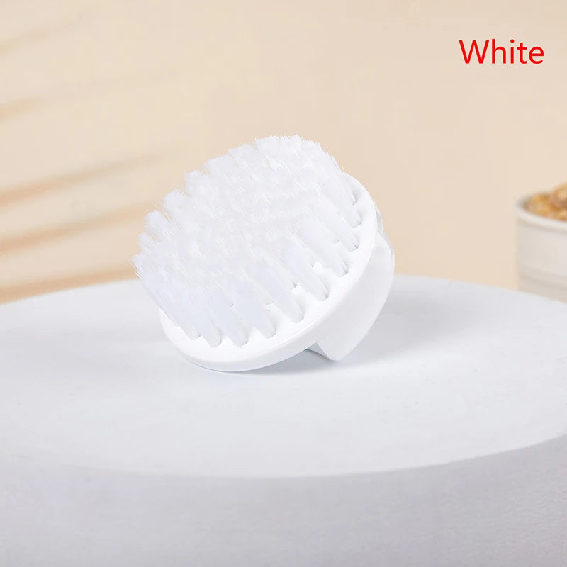 Brosse à Ongles Ronde Plastique Portable - Douce Nail Art Pédicure Nettoyage Poussière Lime Voyage Déplacement