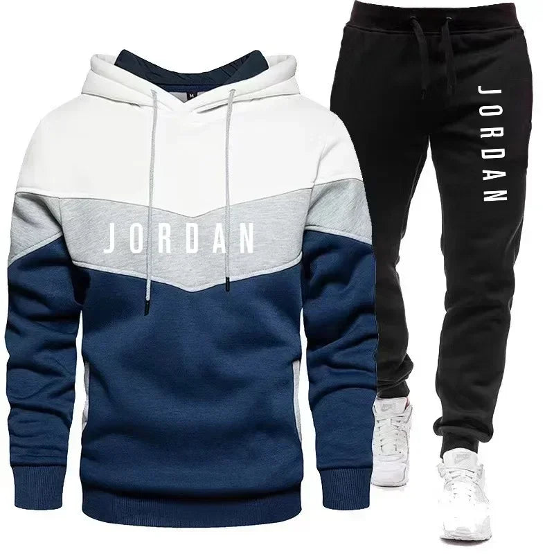 Ensemble Homme Jogging Fitness Automne/Hiver 2025 - Sweat Manches Longues Capuche Pantalon
