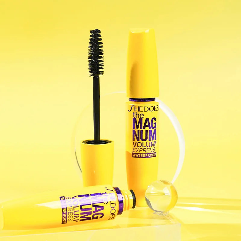 Mascara Waterproof Volumateur - Recourbant Allongeant Naturel Application Facile Longue Tenue Noir Intense