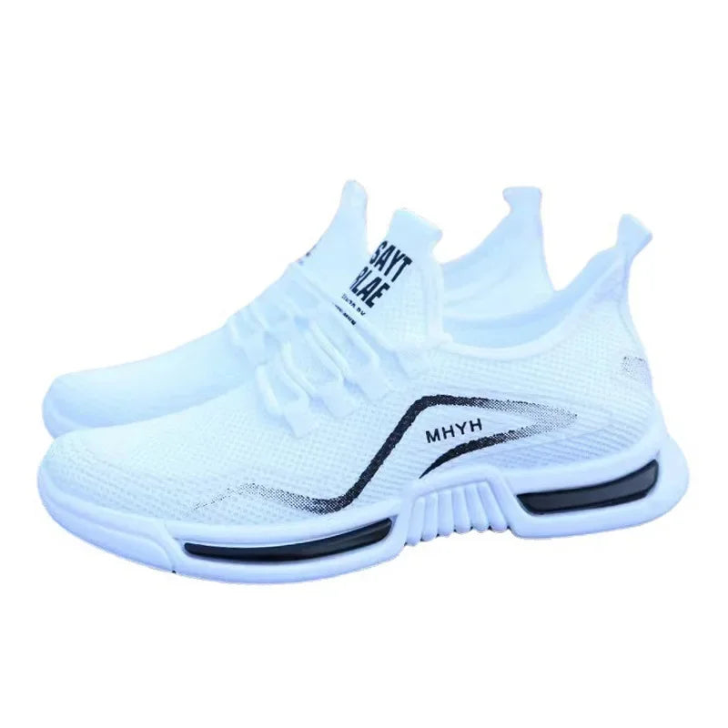 Baskets Homme Slip-On Sport Respirantes - Gym Training Walking Tennis Antidérapantes Workout Flats Confortables