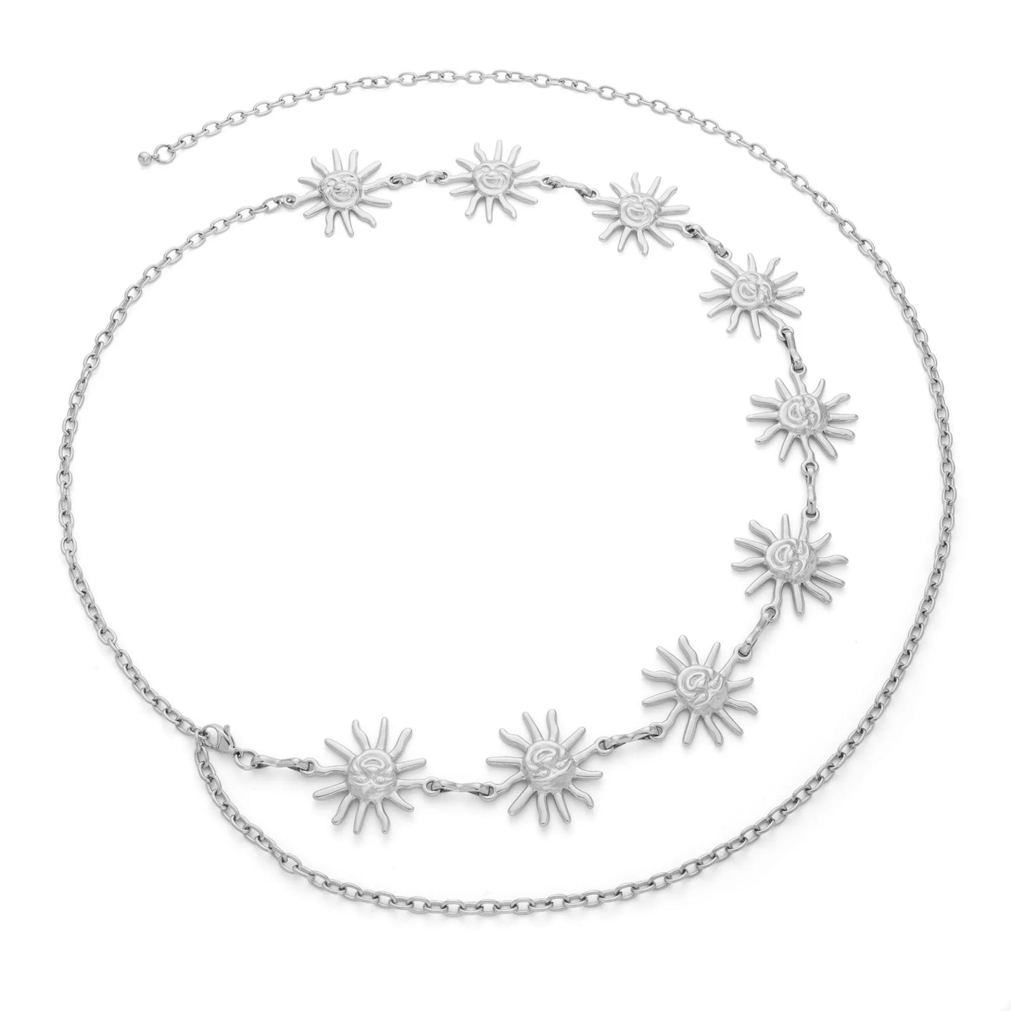Chaîne Taille Bohème Hawaïenne Soleil - Belly Chain Or 18K Acier Inoxydable Bikini Plage Été