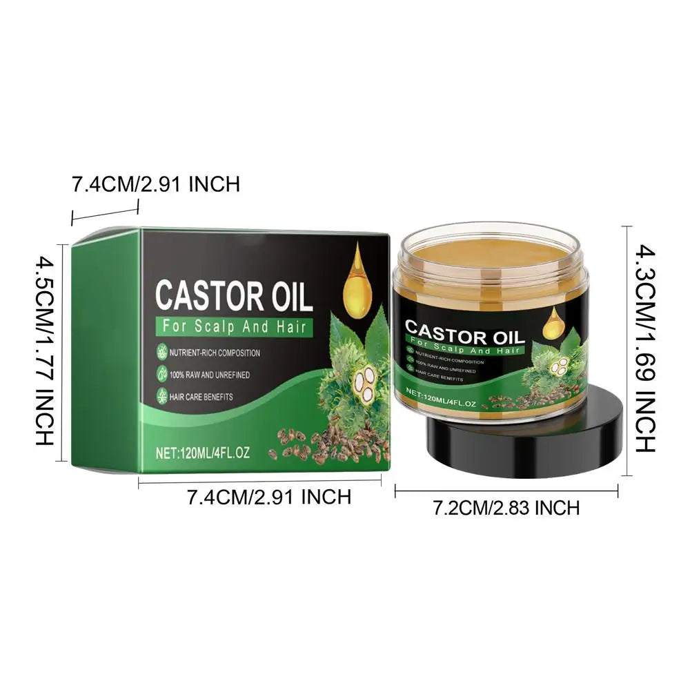 Huile de Ricin Noir Jamaïcain - Soin Capillaire Croissance Réparation 120ml