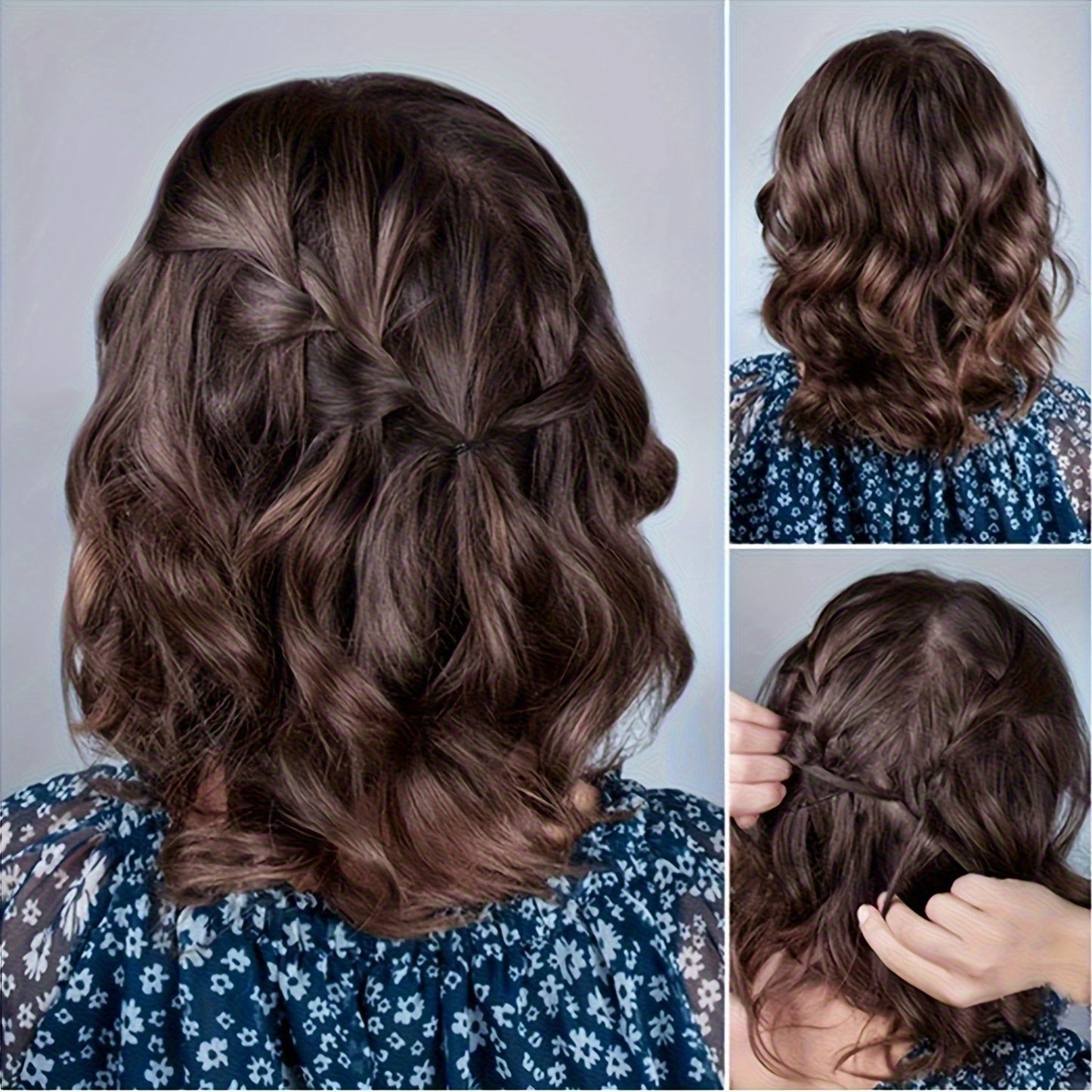 Lot 308/515/1015/1525 Mini Élastiques Cheveux Noirs - Doux Queue de Cheval Tresses Coiffures Mariage Design Minimaliste Saint-Valentin Usage Quotidien Accessoires