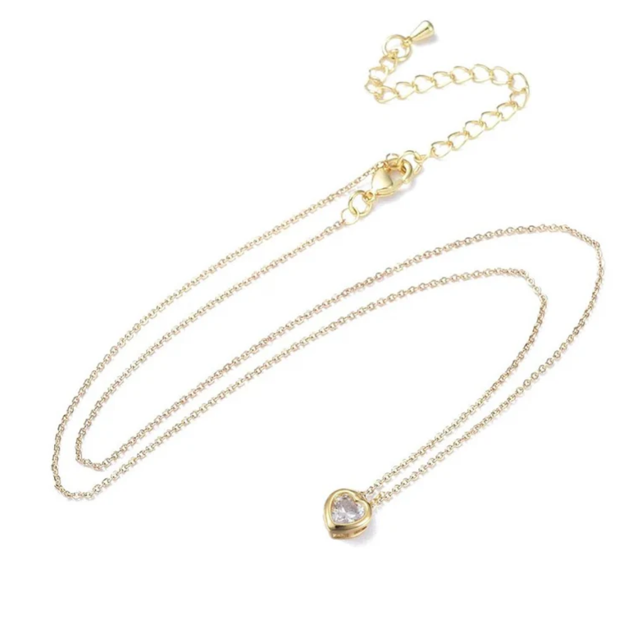 Collier Cœur plaqué or