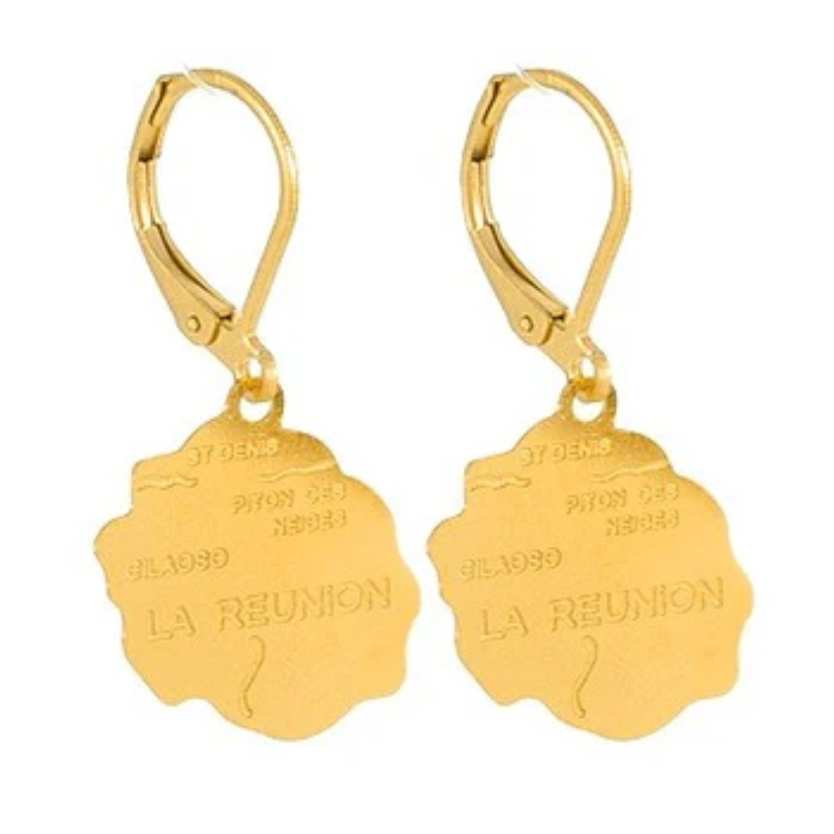 Boucles d'oreilles Réunion Acier inoxydable