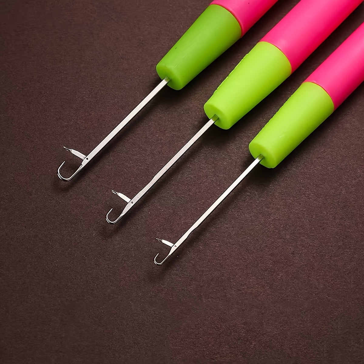 Lot 8pcs Crochets Tresses Extensions Cheveux - Aiguilles Plastique Langue Croisée Perruque Moyenne Grande Tricot Crochet