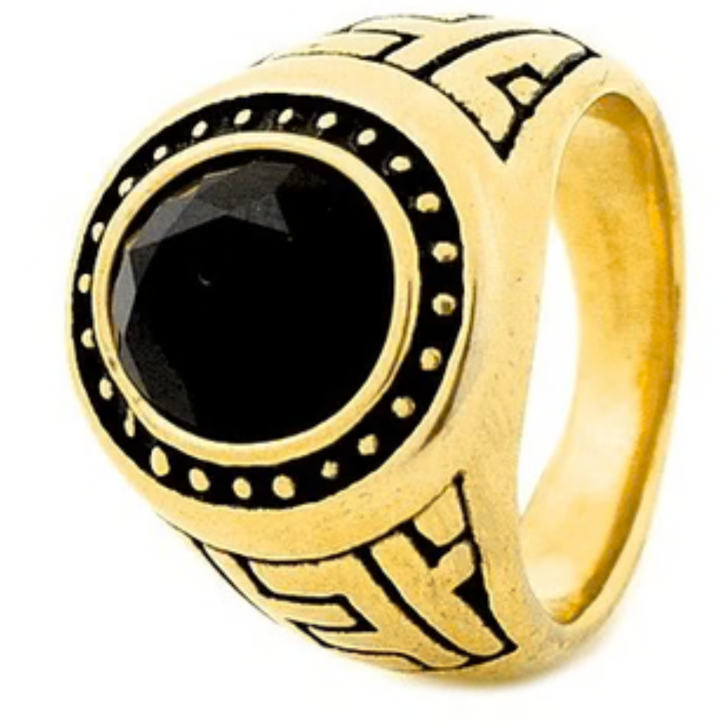 Bague Chevalière Ciselée Acier inoxydable