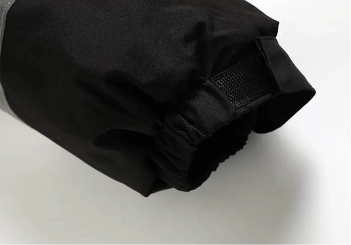 Veste Homme Travail Hiver - Manteau Doublé Thermique Réfléchissant Multi-Poches Logo Personnalisable