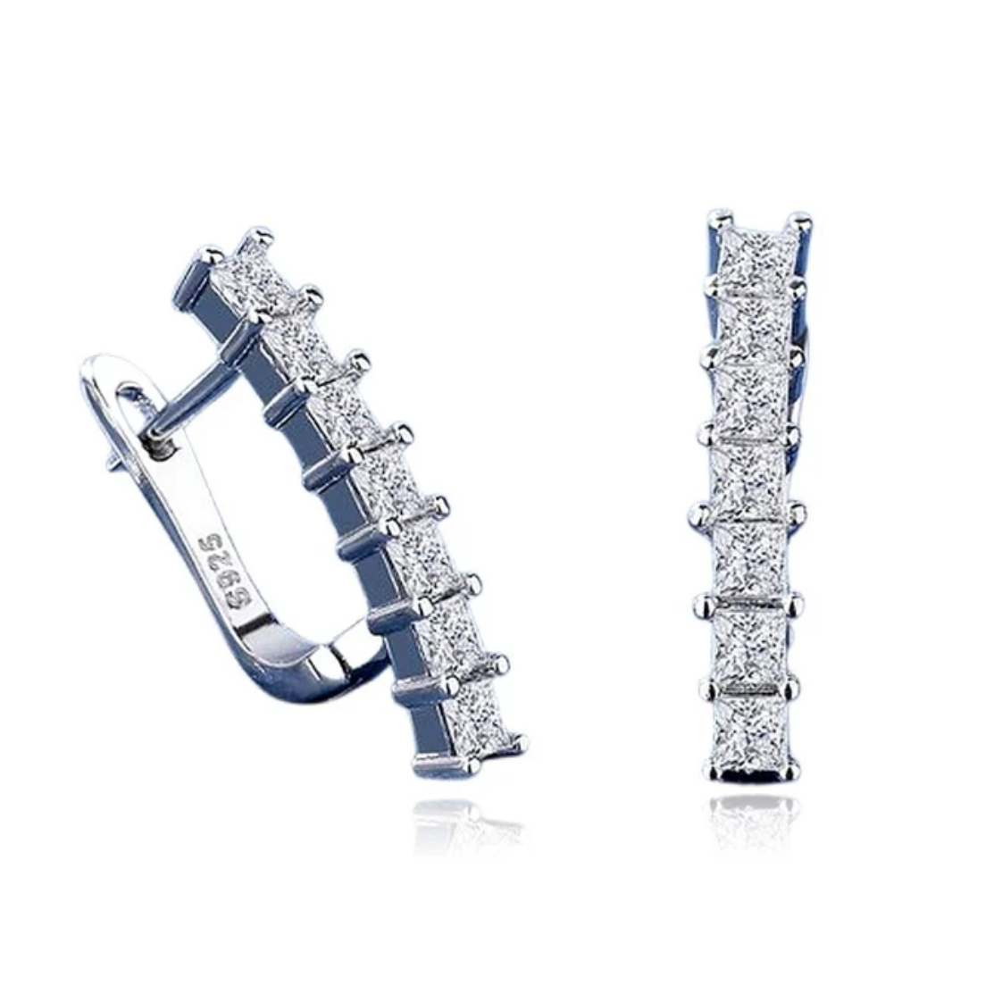 Boucles d'Oreilles Dormeuses Marianne Argent 925