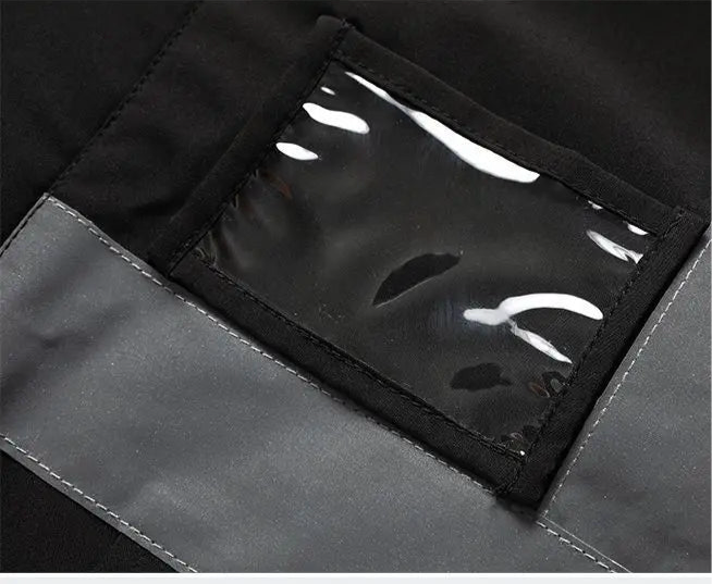 Veste Homme Travail Hiver - Manteau Doublé Thermique Réfléchissant Multi-Poches Logo Personnalisable