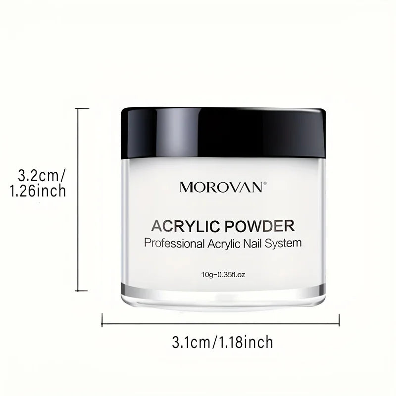 Poudre Acrylique 3-en-1 Beige Rose - Séchage Rapide Sans Odeur Non Toxique Mélange Facile Sans Lampe Cadeau Femme Fille