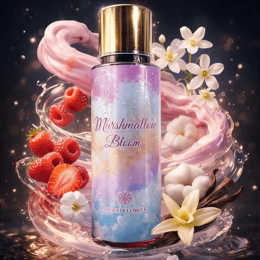 Brume Parfumée Dubai Flower Marshmallow Bloom 250ml - Vanille Fruits Rouges