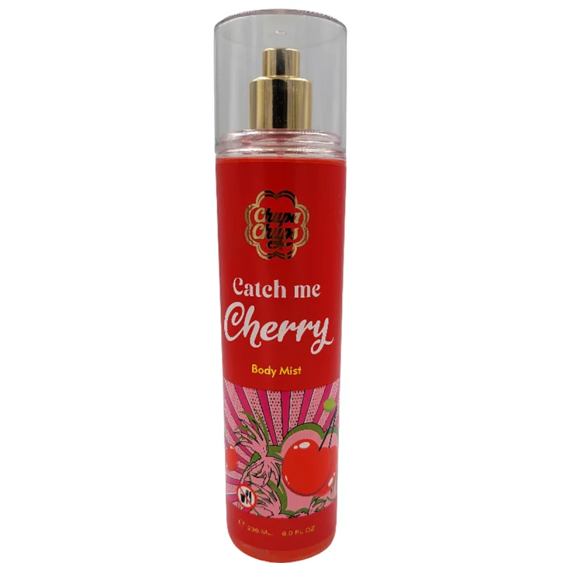 Brume Parfumée Corps Chupa Chups 236ml – Vanille, Pêche, Cerise ou Coco