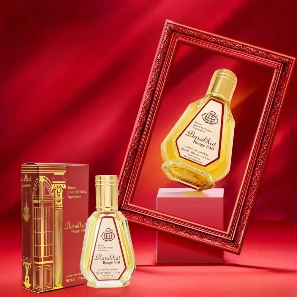 Parfum Mixte Fragrance World Barakkat Red 50ml - Extrait de Parfum Unisexe Intense