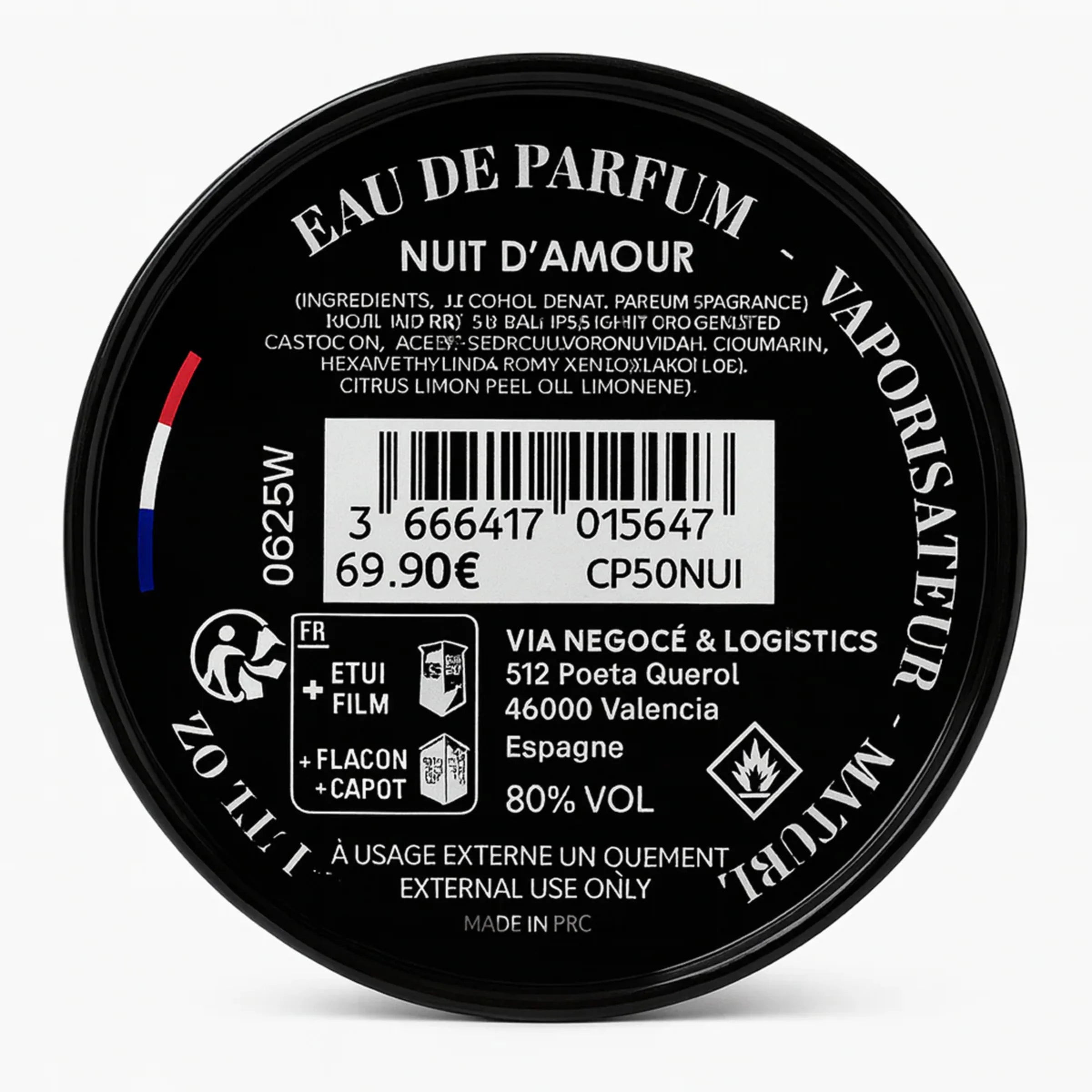 Collection Privée Nuit d'Amour – Eau de Parfum Mixte 50ml