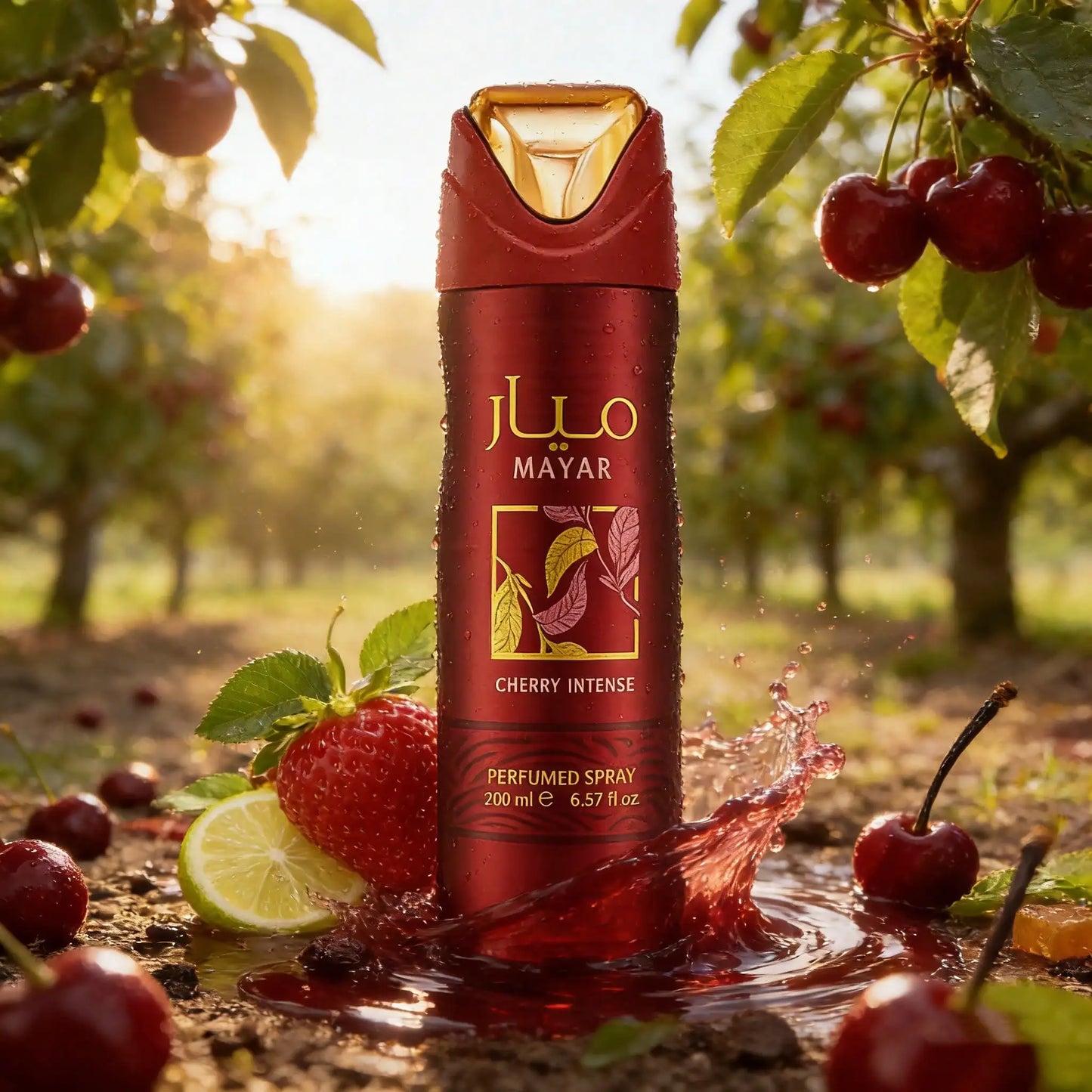Spray Lattafa Mayar Intense Cherry 200ml Mixte - Brume Parfumée Cerise