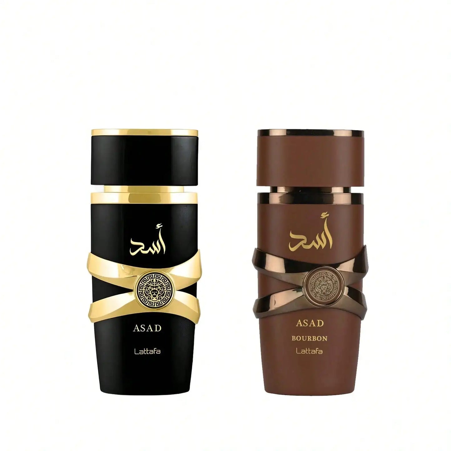 Coffret Lattafa Asad Homme 2x100ml - Asad + Asad Bourbon EDP Unisexe