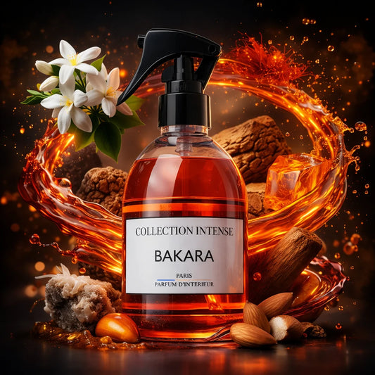 Parfum d'Intérieur BACARA 250ml - Senteur Florale Orientale pour Maison et Textile - Collection Intense