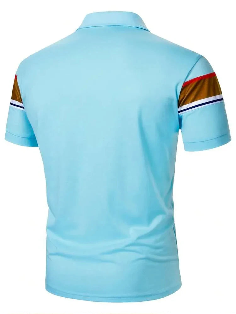 Polo Homme Toutes Saisons - Business Casual Manches Courtes Col