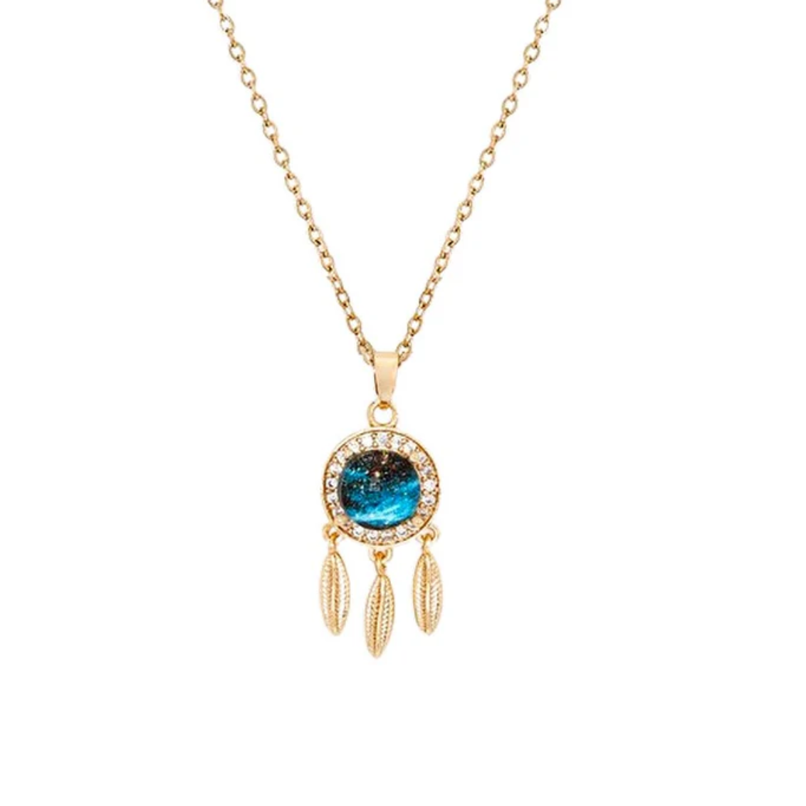 Collier Attrape-Rêves plaqué or