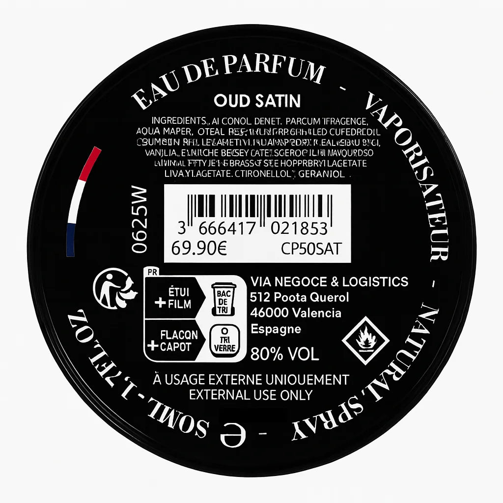 Private Collection Oud Satin water mixed perfume 50ml