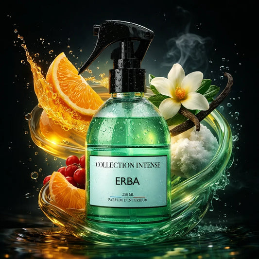 Parfum d'Intérieur ERBA 250ml - Senteur Fraîche Herbacée Verte - Collection Intense