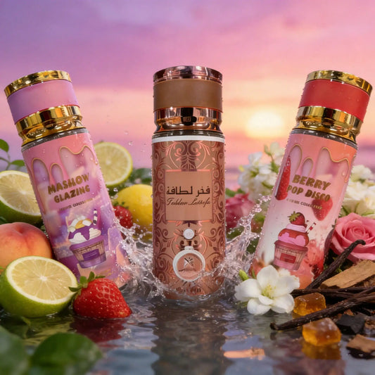Coffret 3 Pièces Lattafa - Mallow Blaze Give Me Gourmand + Berry Top Deco + Fakhar Pink 250ml