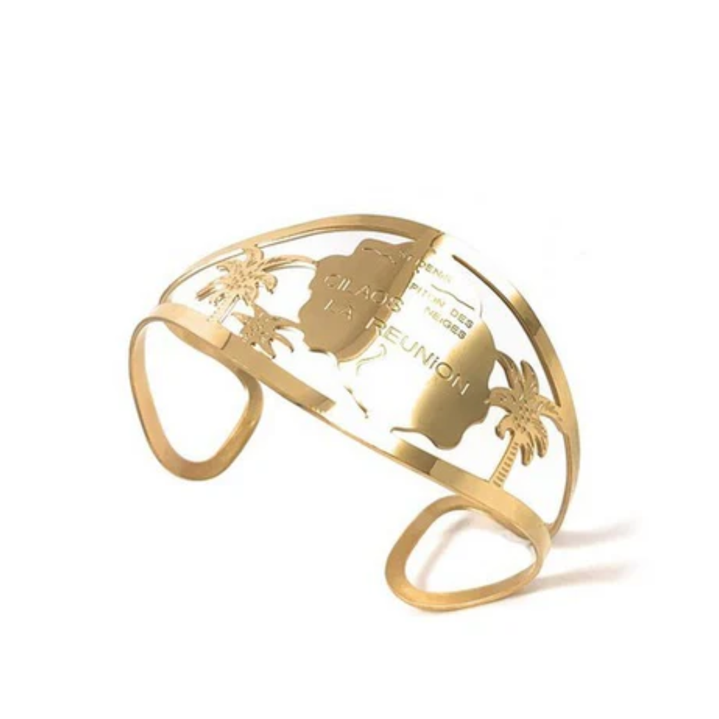 Bague Réunion en Acier inoxydable Réunionnais