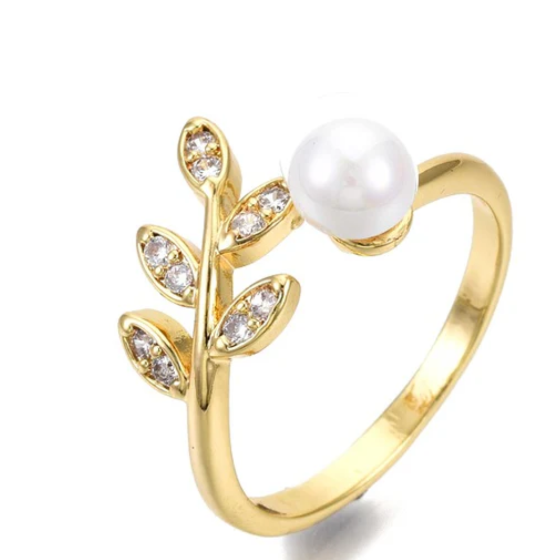 Bague Femme Réglable Diamants CZ