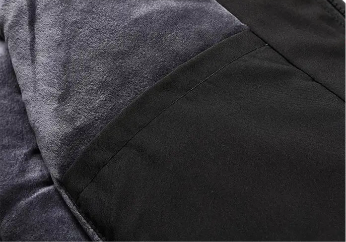 Veste Homme Travail Hiver - Manteau Doublé Thermique Réfléchissant Multi-Poches Logo Personnalisable