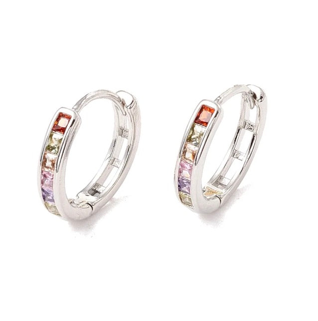 Boucles d'oreilles créoles Rondes plaqué or